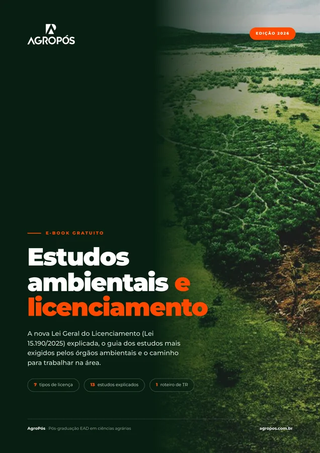 Capa do e-book Principais estudos ambientais