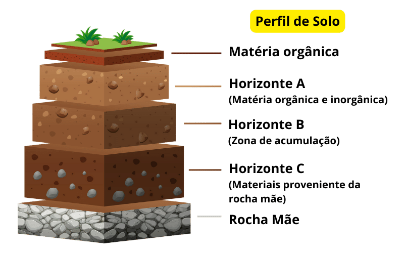 Quantas são as camadas do solo?